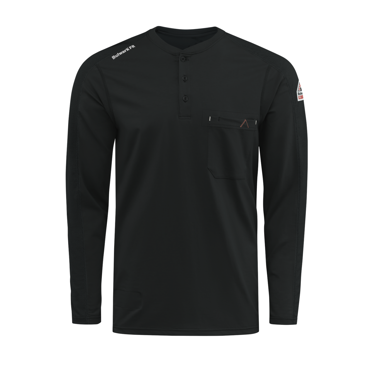 Bulwark-fr-stl2-knit-henley-black-front