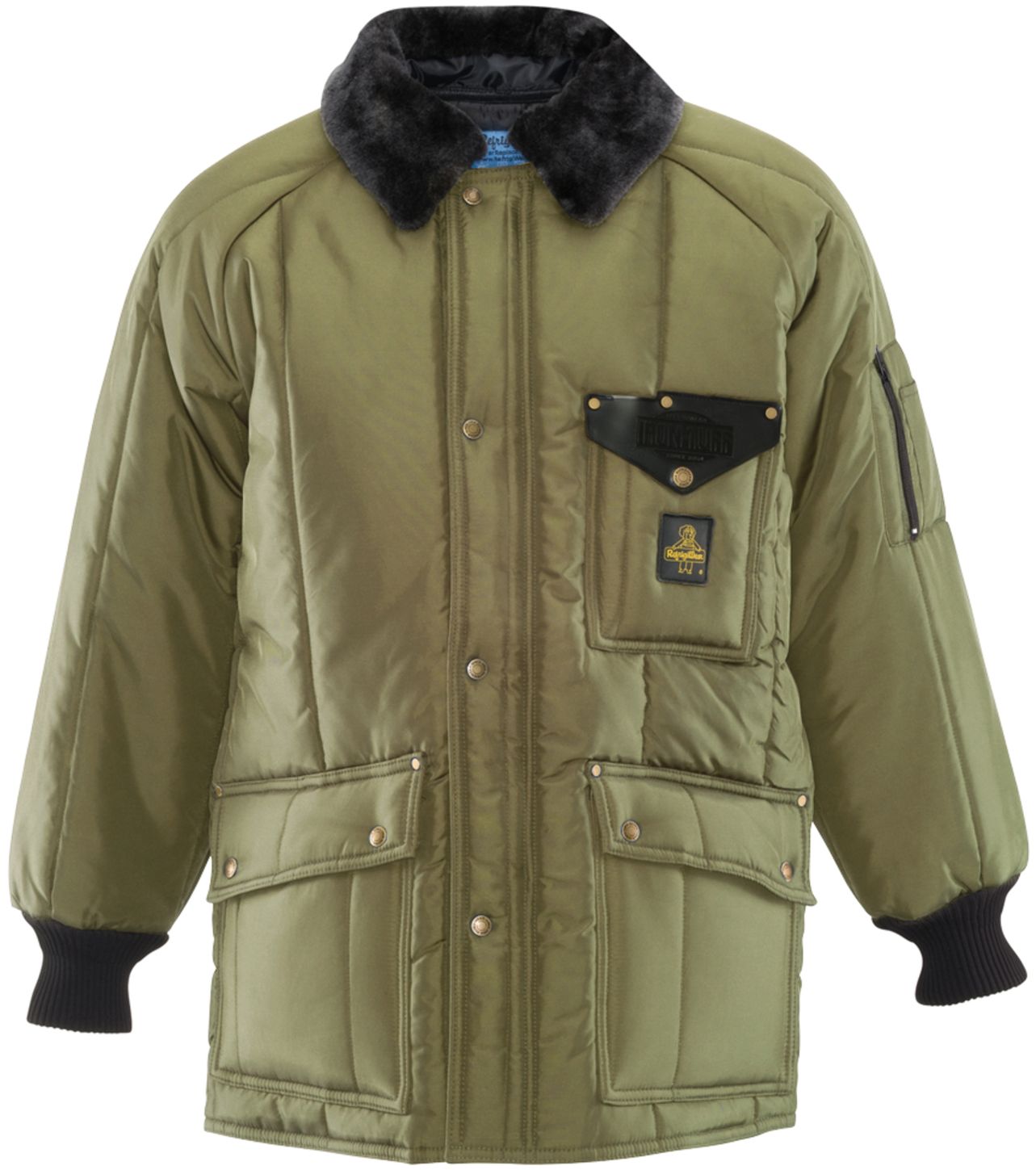 RefrigiWear 0358 Iron-Tuff Siberian Winter Work Coat Sage Front