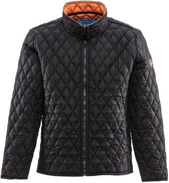 RefrigiWear 8705 — Lightweight Diamond Quilted Jacket Front