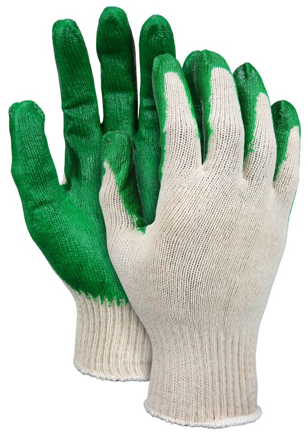 MCR Safety Flex Tuff Work Gloves, White/Blue, X-Large, 10 Gauge, 1...