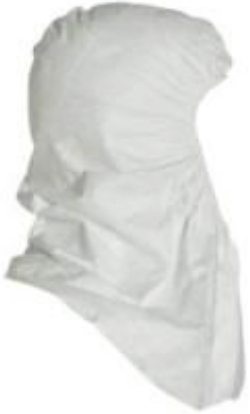 DuPont Tyvek Hood - Shoulder Length - TY657SWH Side