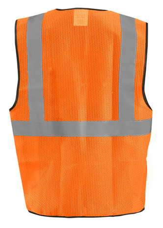 Occunomix ECO-GC Mesh Standard Hi-Viz Vest Back Orange