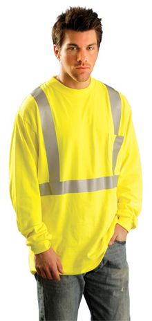 Occunomix Hi Vis FR Fire Retardant Arc Flash Shirt - LUX-LST2/FR Example