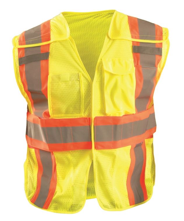 Occunomix LUX-PSS-DOR Mesh Public Safety Break-Away Vest w