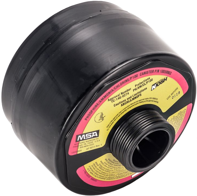 MSA 10059903 Phosphine - Ammonia - Chlorine - P100 Canister