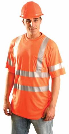 Occunomix LUX-SSTP3 OccuLux Hi Viz Ultra Cool Wicking T-Shirt