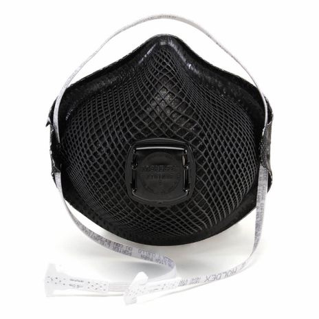 Moldex HandyStrap Respirator 2700N95 with Valve - N95 Protection Black