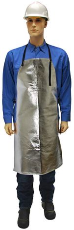 Otterlayer aluminized apron bib 39 inch front full height A31-ACF