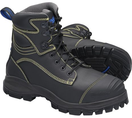 Blundstone 994 XFOOT Rubber Lace-Up Steel Toe Boots - 6", Metatarsal Protection, Puncture Resistant Insole, Water — Footwear Size (US Men's): Australian 5 [US Men's 6, US 8] Legion Safety Products