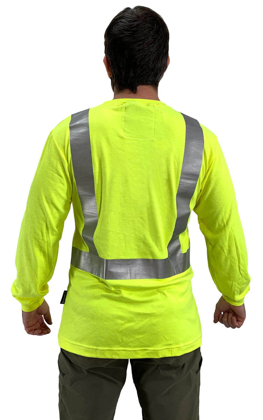 Occunomix Hi Vis FR Fire Retardant Arc Flash Long Sleeve Shirt - FR-TM2212 Back