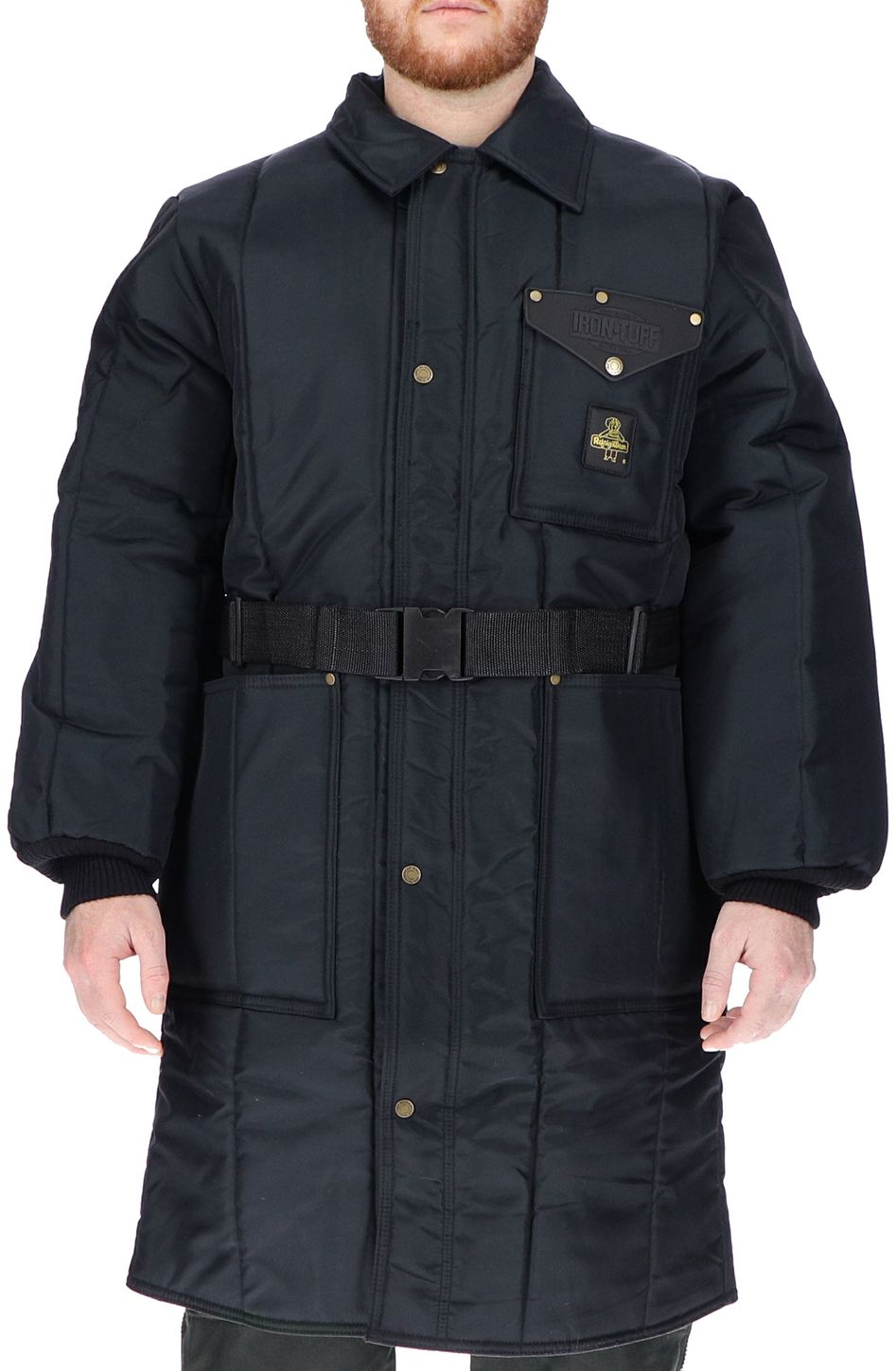RefrigiWear 0341 Iron-Tuff Inspector Insulated Work Coat Knee Length Example