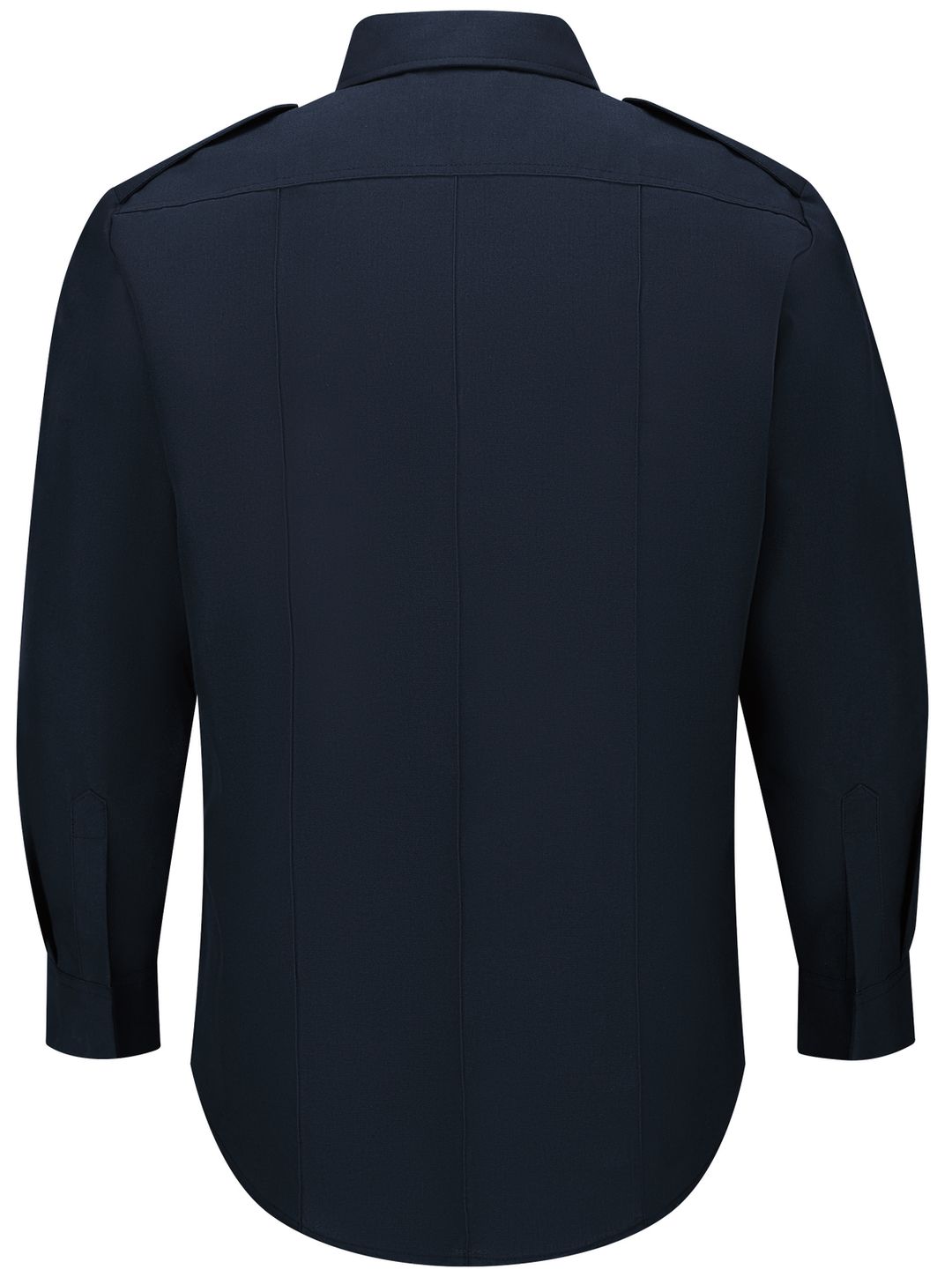 Workrite FR Fire Chief Shirt FSC4 Classic Long Sleeve Midnight Navy Back