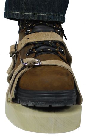 CPA 351 Hot Foot Wooden Sole Sandals - Front View