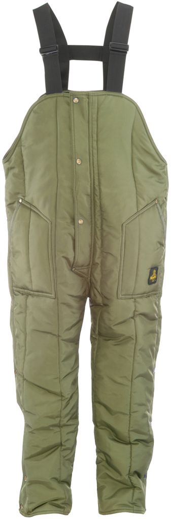 RefrigiWear 0385 Iron-Tuff Cold Weather Work Overall - High Bib Sage Front