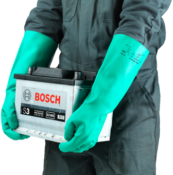 Ansell Sol-Vex Unsupported 22 mil Nitrile Premium Gloves Example