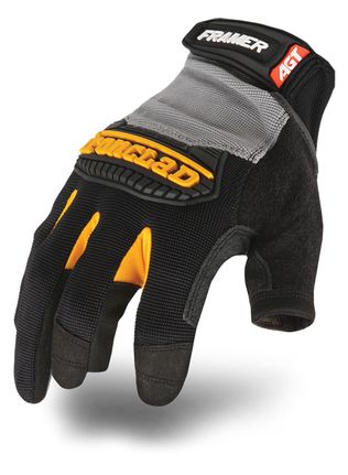  Ironclad Ranchworx Work Gloves RWG2, Premier Leather Work Glove,  Performance Fit, Durable, Machine Washable, (1 Pair), RWG2-04-L,Brown/Black  : Everything Else