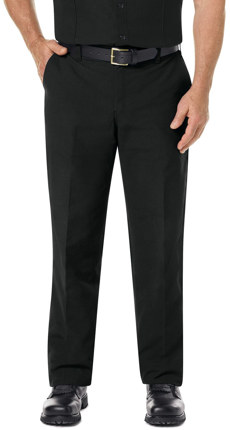 Workrite FR Pants FP52 Classic Firefighter Black Example Front