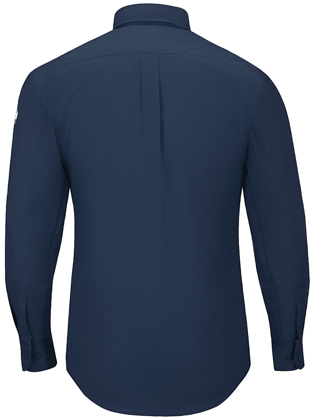 bulwark-fr-shirt-qs26-iq-series-midweight-comfort-woven-navy-back.jpg