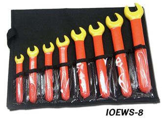 Cementex IOEWS-8 Insulated Open End Wrench Set, 8PC