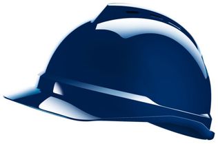 MSA Hard Hat in Blue - V-Gard 500 Shell