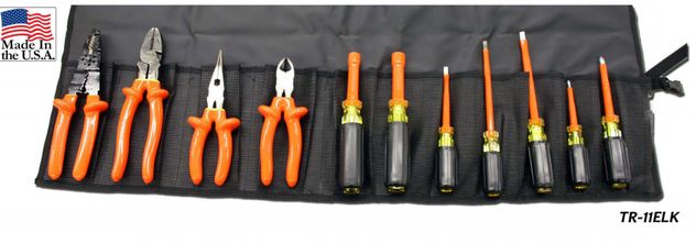 Cementex TR-11ELK Insulated Electrician's Kit, 11PC