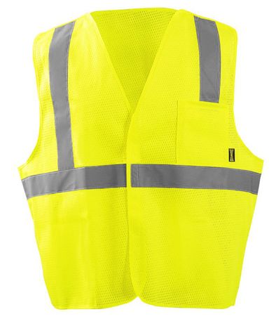 Occunomix ECO-IMB Break-Away Mesh Vest Front Yellow