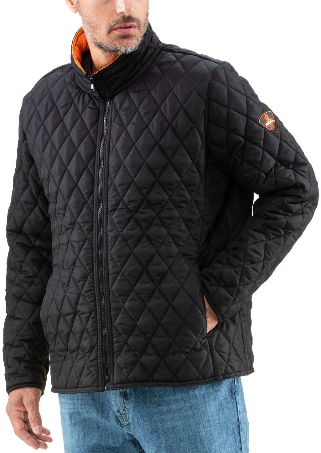 Refrigiwear 8705Rblklar Unisex Black Polyester Jacket Size L 