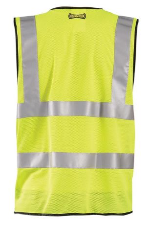 Occunomix OccuLux Cool Mesh and High Visibility Vest LUX-SSCOOLG Back Yellow