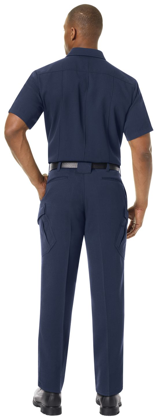 Workrite FR Shirt FSM2, Station No. 73, Uniform Navy Example Back