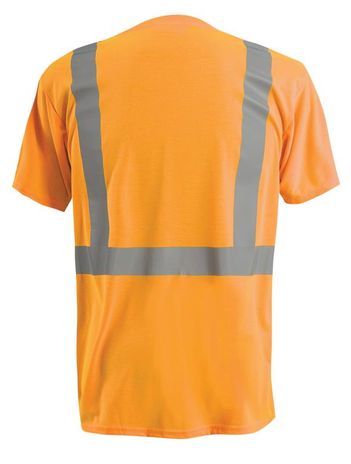 Occunomix Economy T-Shirt LUX-SSETP2 - High Vis Lightweight Back Orange