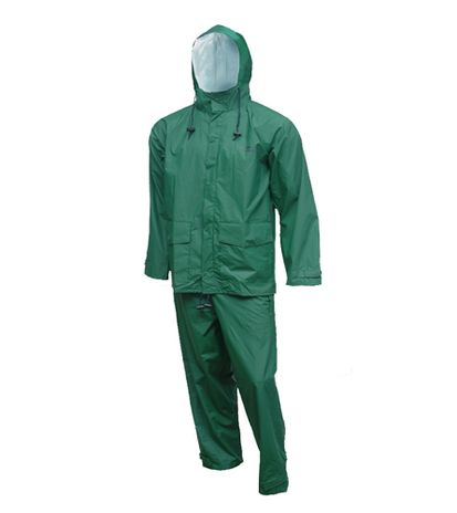 Tingley Storm-Champ .20mm PVC Rain Suit S66218 - Forest Green, 2 Piece