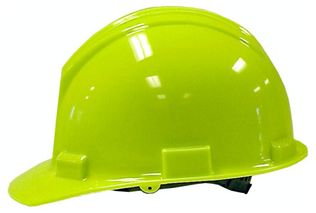 Bullard S51R High Density Polyethylene Hi-Viz Green Hard Hat