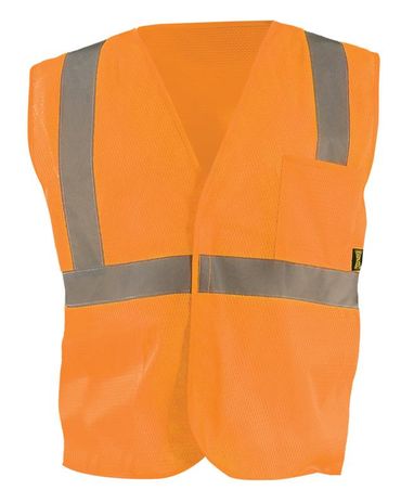 Occunomix ECO-IM Mesh Standard High Visibility Vest Front Orange