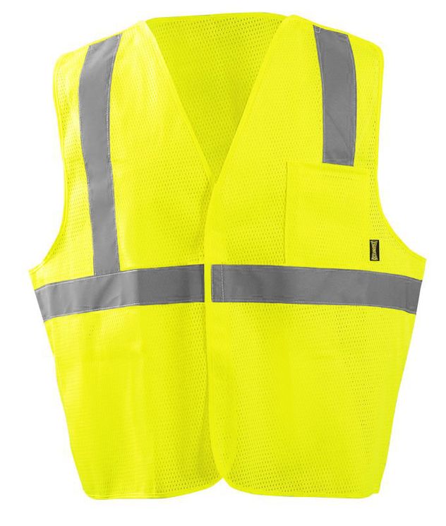 Occunomix LUX-GCZTAB Mesh Tablet Vest with Zipper — Garment Size