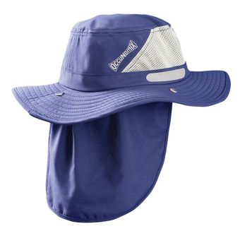 Occunomix TD500 Tuff & Dry Wicking and Cooling Hat w/ Neck Shade Navy Front