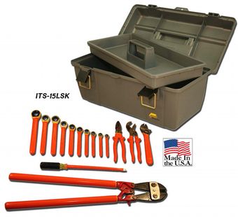 Cementex ITS-15LSK Insulated Linesman's Secondary Kit, 15PC