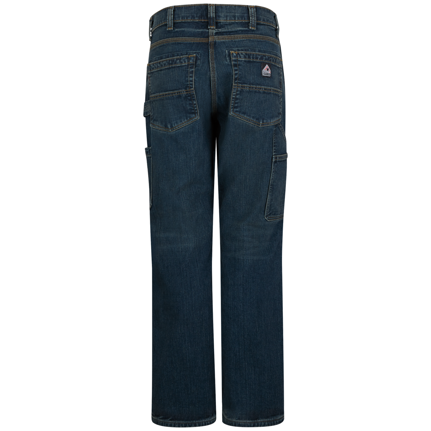 Bulwark FR PSJ6 Relaxed Dungarees Denim Jeans Back