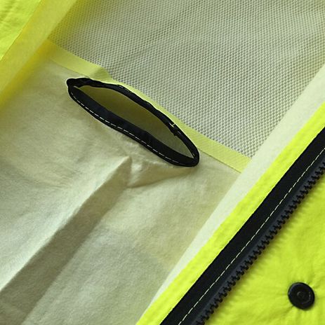 Nasco ArcLite Air 1701JFY FR Hi-Vis Waist Length Jacket Fluorescent Yellow Elastic Patch Pocket