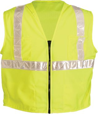 OK-1 Safety Vests SCL - Class 2 Mesh Back Polyester Yellow