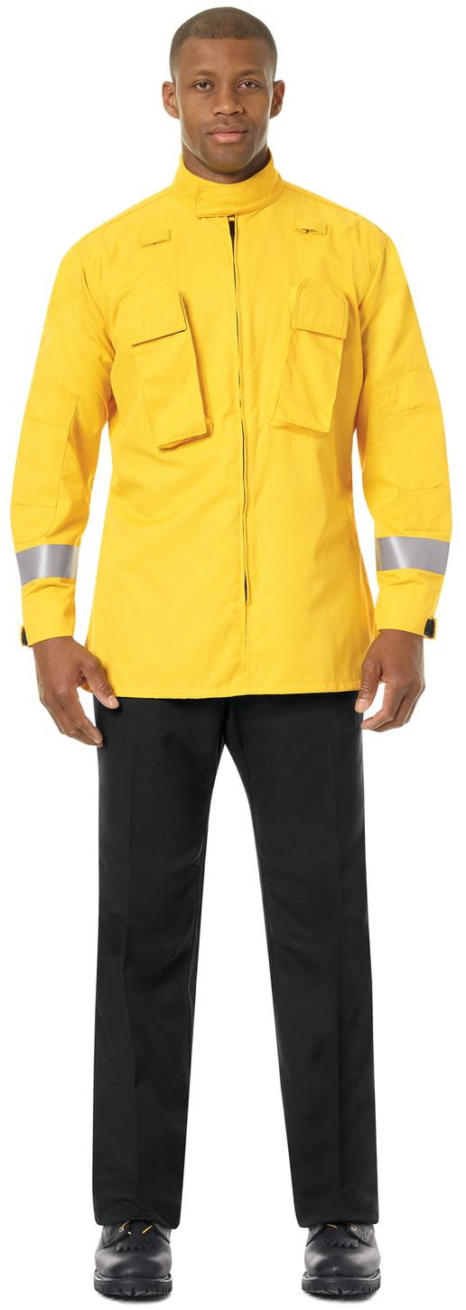 Workrite FR Pants FP30 Wildland Dual-Compliant Uniform Black Example Front