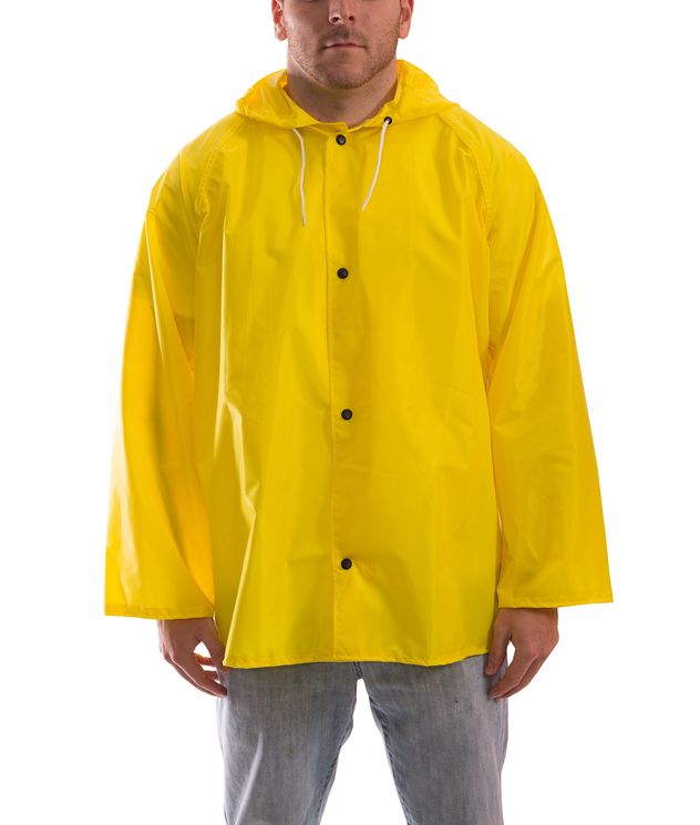 Tingley J21107 Eagle™ Water Repellant Jacket - Polyurethane Interior, with Attached Hood Front