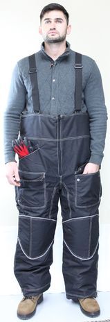 RefrigiWear 8085 ErgoForce Bib Work Overall - Front Pockets