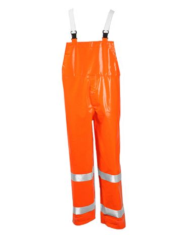 Tingley Comfort-Brite Hi Vis Fire Resistant Rain Overalls O53129 - Orange