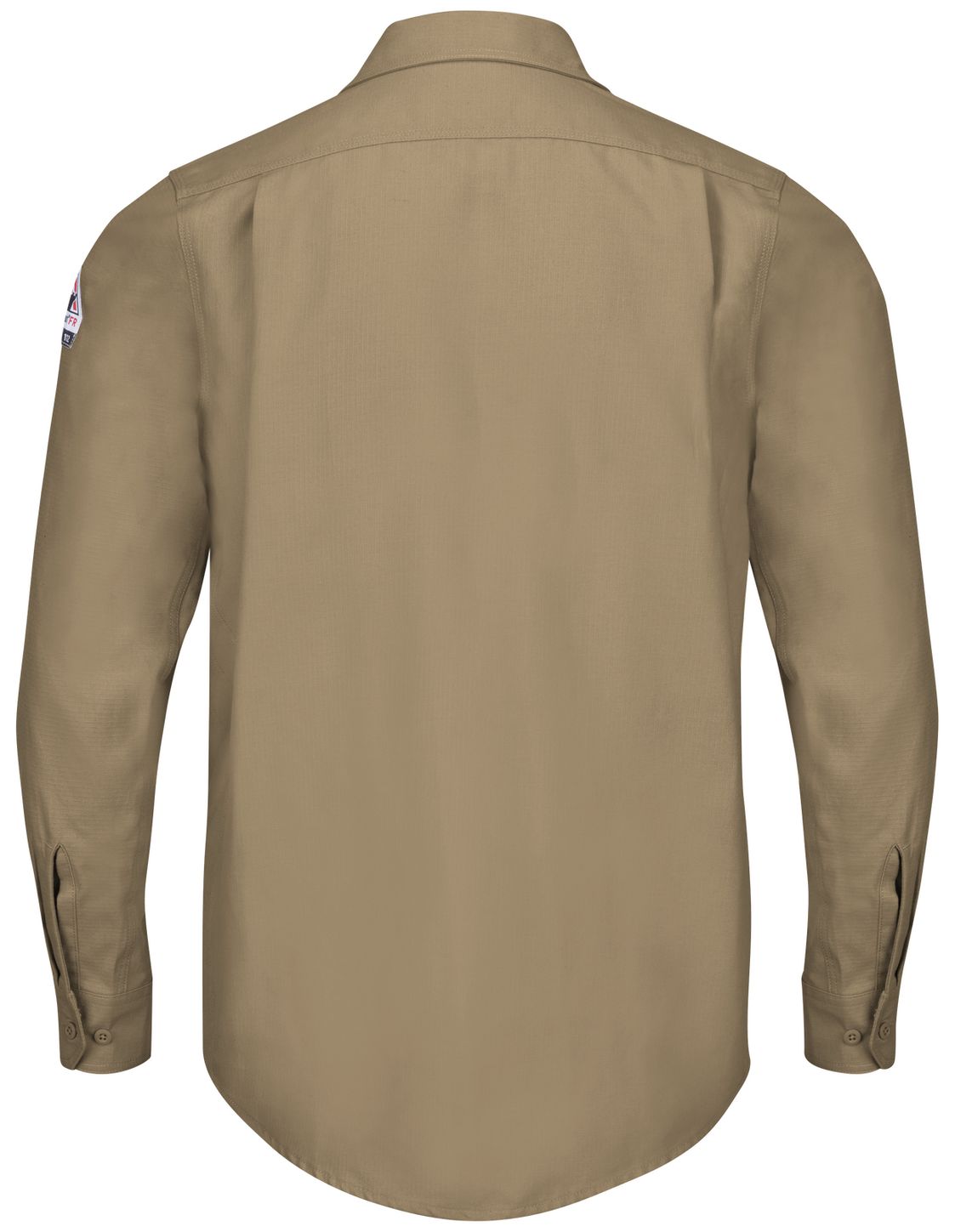 bulwark-fr-shirt-qs40-iq-series-endurance-work-shirt-khaki-back.jpg