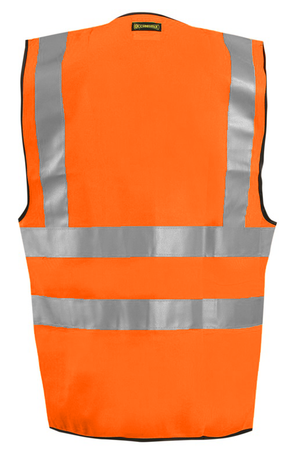 Occunomix OccuLux Surveyors High Vis Vest LUX-SSFS Back Orange