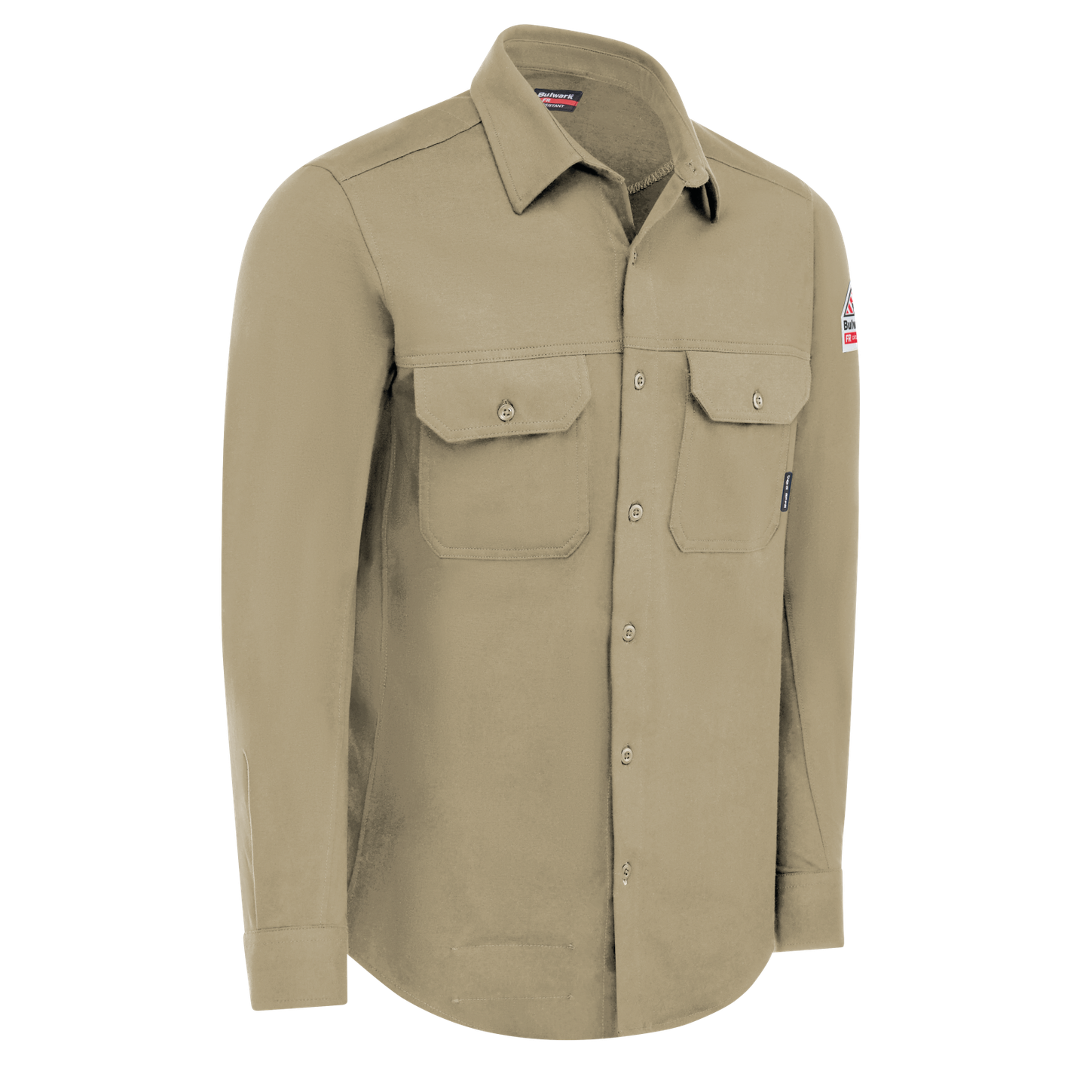 Bulwark-fr-stg4-mens-shirt-khaki-side