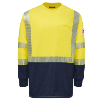 Bulwark-fr-hiviz-smb2-lightweight-colorblock-long-sleeve-tshirt-front