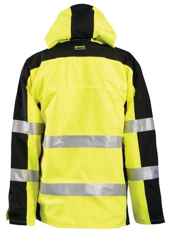 Occunomix SP-BRJ Hi-Viz Breathable Rain Jacket, Class 3 Back