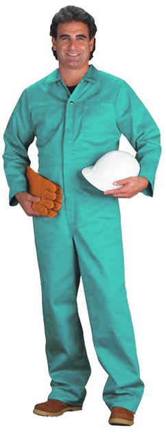 Steiner 1035-6X 9oz Flame Resistant Cotton Coveralls Green 6X-Large 