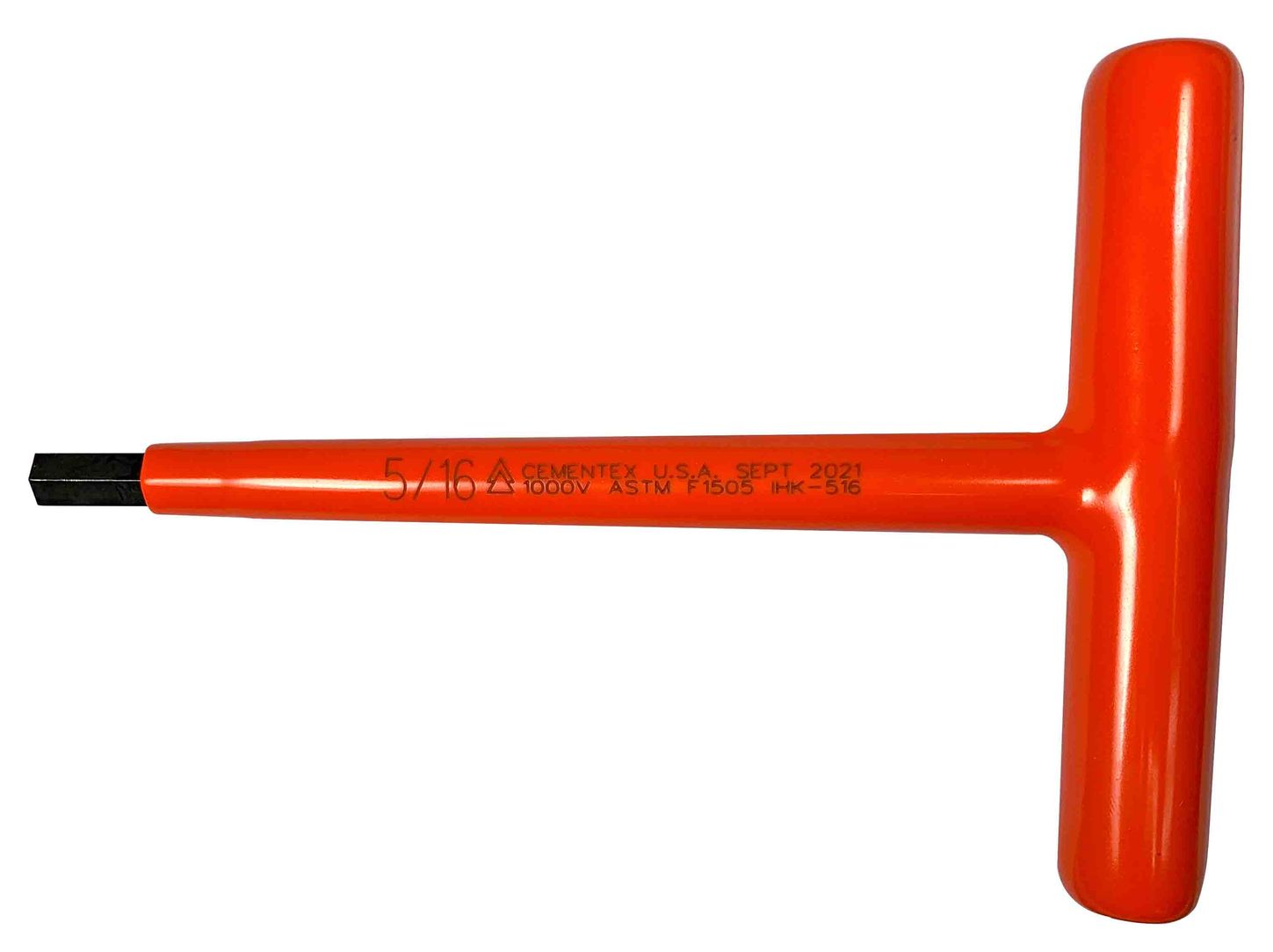 Cementex IHK-516 Insulated T-handle Hex Allen Key Wrench
